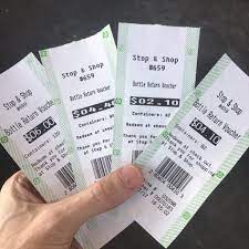 Can and Bottle Vouchers used as money.